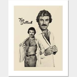 Retro Daddy Tom Selleck Posters and Art